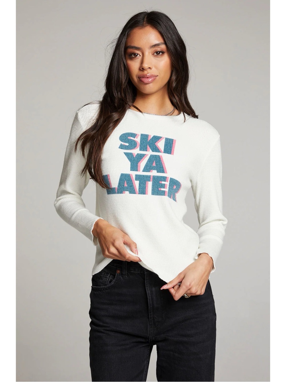 Chaser Ski Ya Later Long Sleeve Shirt